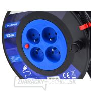 Elektrický predlžovací kábel na bubne 3x1,0 mm2 25 m (1) Náhľad