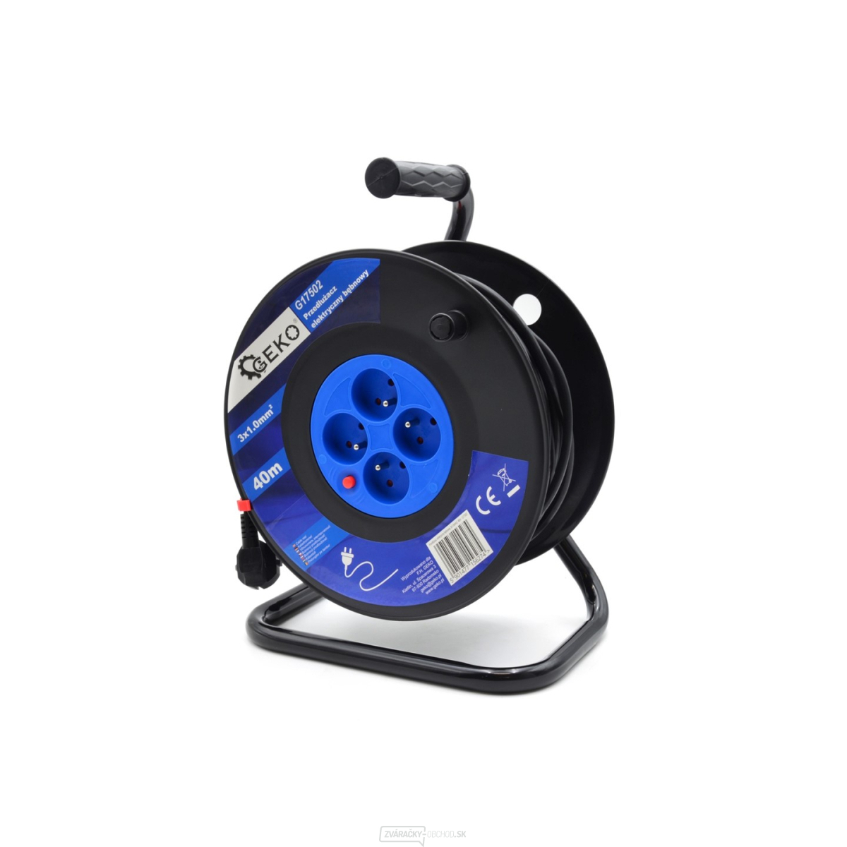 Elektrický navijak predlžovací kábel 3x1,0mm2 40m