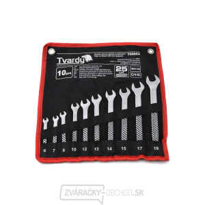 Súprava 10dielnych kombinovaných kľúčov. 6-19 mm CRV-CS (satén Súprava 10dielnych kombinovaných kľúčov. 6-19 mm CRV-CS (satén gallery main image
