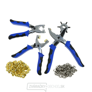 Kožená sada na dierky, očká, patentky  Kožená sada na dierky, očká, patentky  gallery main image