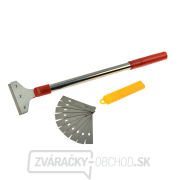 Škrabka na odstraňovanie farieb zo stien a okien 48cm + 10 čepieľok  Škrabka na odstraňovanie farieb zo stien a okien 48cm + 10 čepieľok  gallery main image