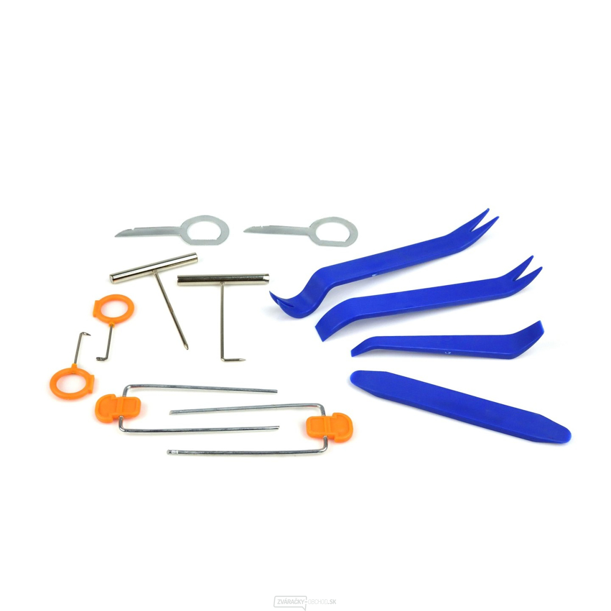 Súprava sťahovákov na demontáž čalúnenia a rádia