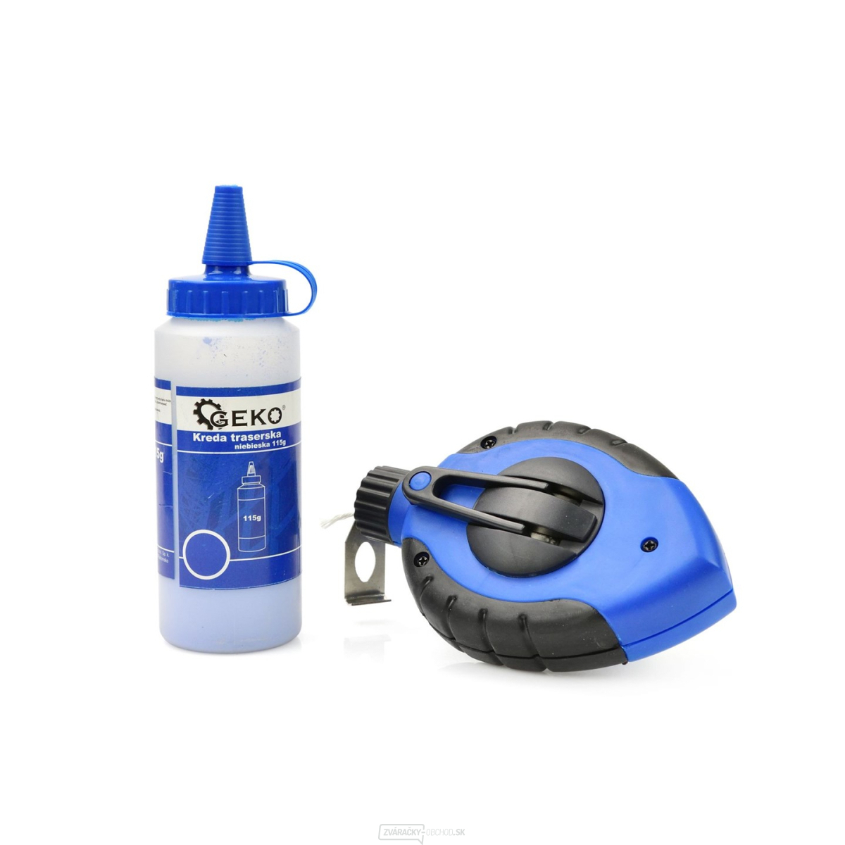 Sledovacia struna 30m + modrá krieda 115g