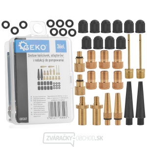 Súprava hrotov, adaptérov a redukcií na pumpovanie 36 kusov Súprava hrotov, adaptérov a redukcií na pumpovanie 36 kusov gallery main image