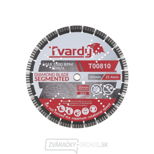 Segmentový diamantový kotúč 350x12x25, 4/20mm s krúžkom   Segmentový diamantový kotúč 350x12x25, 4/20mm s krúžkom   gallery main image