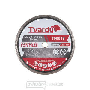 Diamantový kotúč na porcelán 250x10x25.4/22.23mm  Diamantový kotúč na porcelán 250x10x25.4/22.23mm  gallery main image