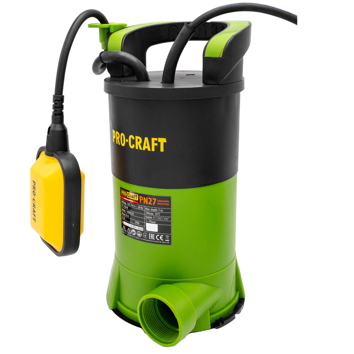 Čerpadlo ponorné Procraft PN27 | PN27 Náhľad