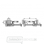 Svorka na telo Bessey REVO Vario KREV250-2K (2500 x 95 mm) Náhľad