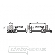 Svorka na telo Bessey REVO Vario KREV150-2K (1500 x 95 mm) Náhľad