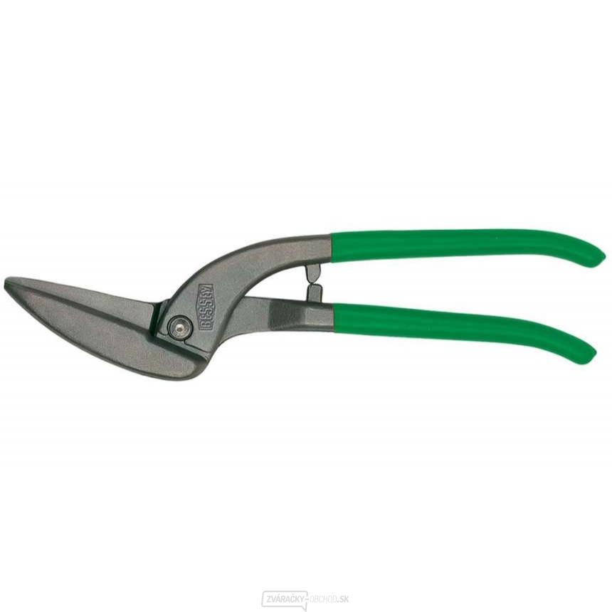 Zakrivené nožnice na plech Bessey D118-300L (vľavo)