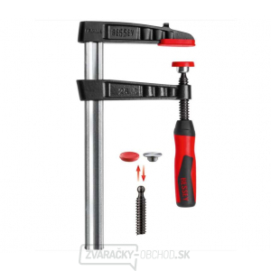 Bessey TG16-2K pevná skrutková svorka z tvrdenej liatiny 160/80 mm