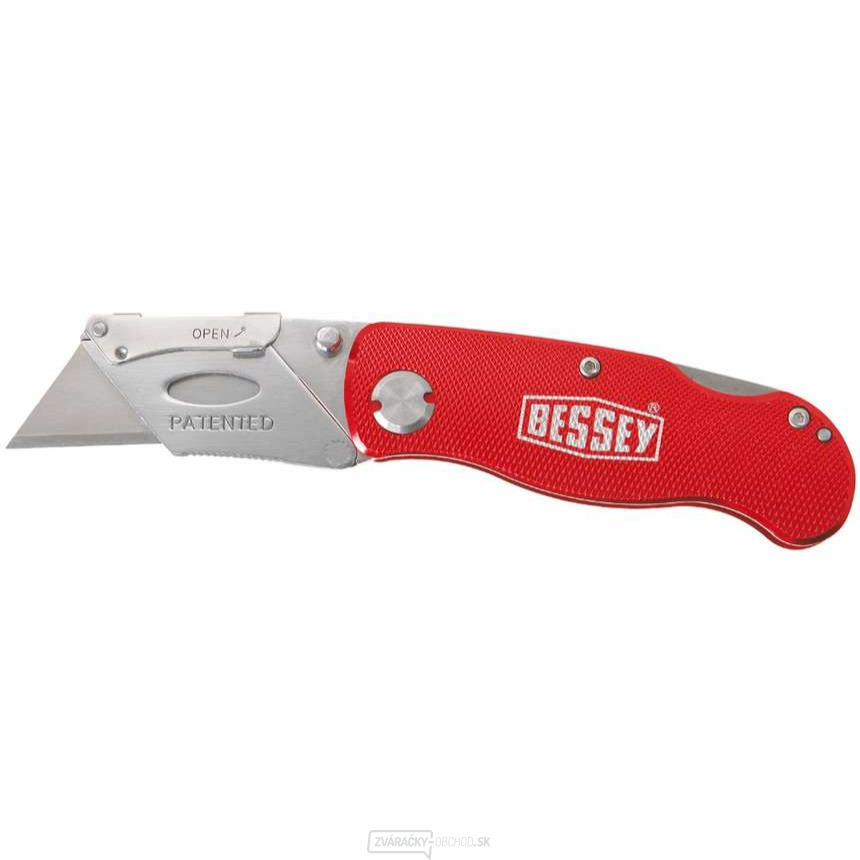 Zatvárací nôž Bessey Erdi DBKAH-EU s vymeniteľnými čepeľami a hliníkovým ostrím
