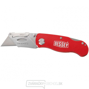 Zatvárací nôž Bessey Erdi DBKAH-EU s vymeniteľnými čepeľami a hliníkovým ostrím Zatvárací nôž Bessey Erdi DBKAH-EU s vymeniteľnými čepeľami a hliníkovým ostrím gallery main image