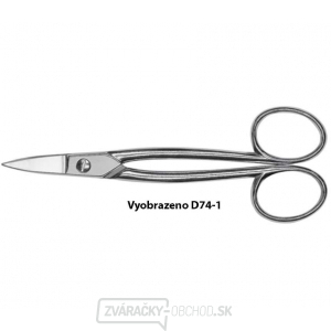 Zlatnícke nožnice Bessey D75-1 so zahnutými čepeľami Zlatnícke nožnice Bessey D75-1 so zahnutými čepeľami gallery main image