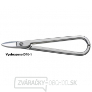 Zlatnícke nožnice Bessey D71-1 so zahnutými čepeľami Zlatnícke nožnice Bessey D71-1 so zahnutými čepeľami gallery main image