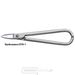 Zlatnícke nožnice Bessey D71-1 so zahnutými čepeľami Zlatnícke nožnice Bessey D71-1 so zahnutými čepeľami gallery main image