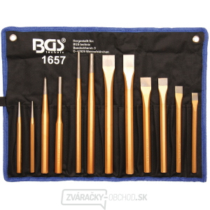 Súprava vyrážačov závlačiek/sekáčov/jamkárov | 12dielna, BGS 1657 Súprava vyrážačov závlačiek/sekáčov/jamkárov | 12dielna, BGS 1657 gallery main image