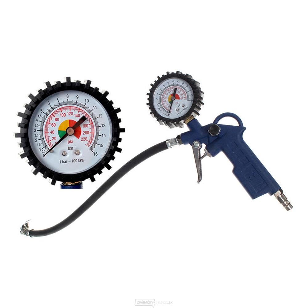 Dofukovacia pištoľ na hustenie pneumatík s manometrom, TA101 Dofukovacia pištoľ na hustenie pneumatík s manometrom, TA101 gallery main image