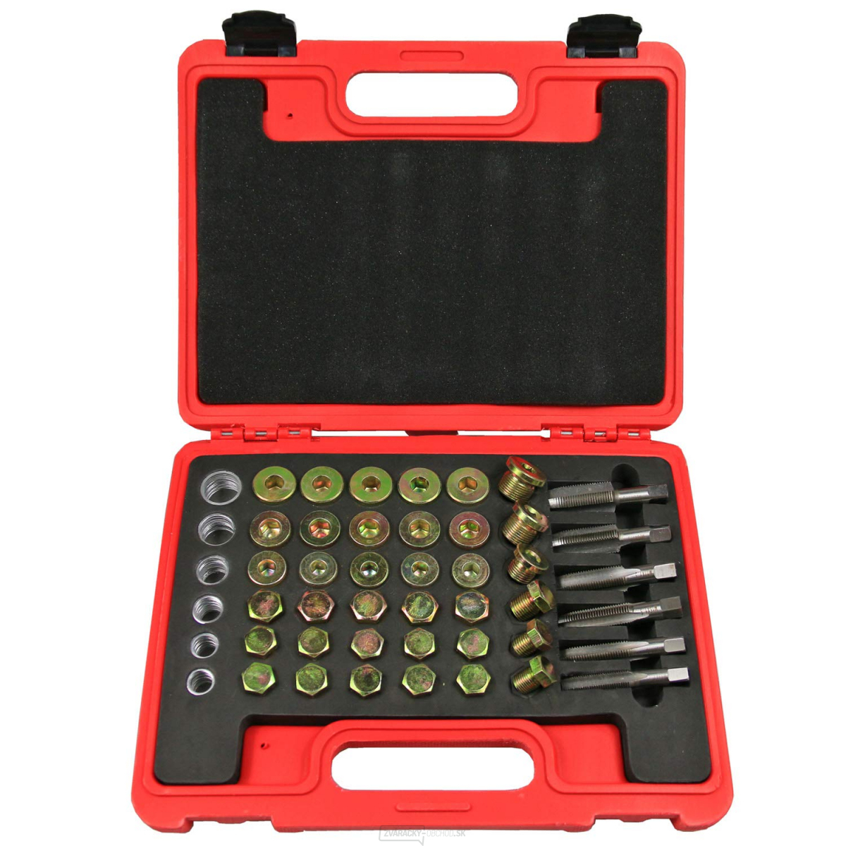 Súprava na opravu závitov olejových vaní, 114 ks, Matabro MB-03-06059