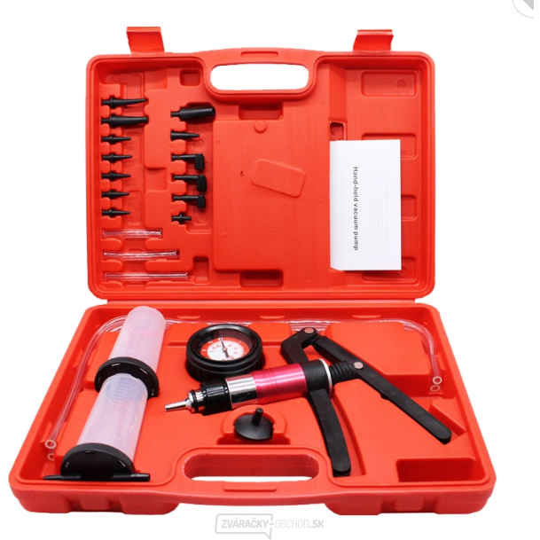 Súprava na odvzdušnenie brzdového systému a odsávanie prevádzkových kvapalín, Matabro MB-03-08011