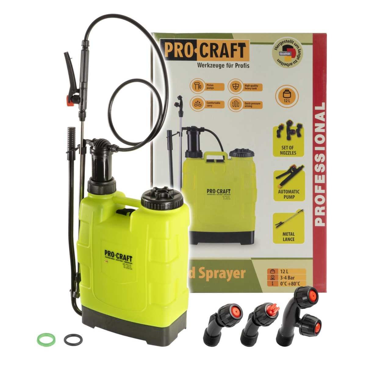 Ručný tlakový postrekovač Procraft HS-12 | HS-12 HS-12