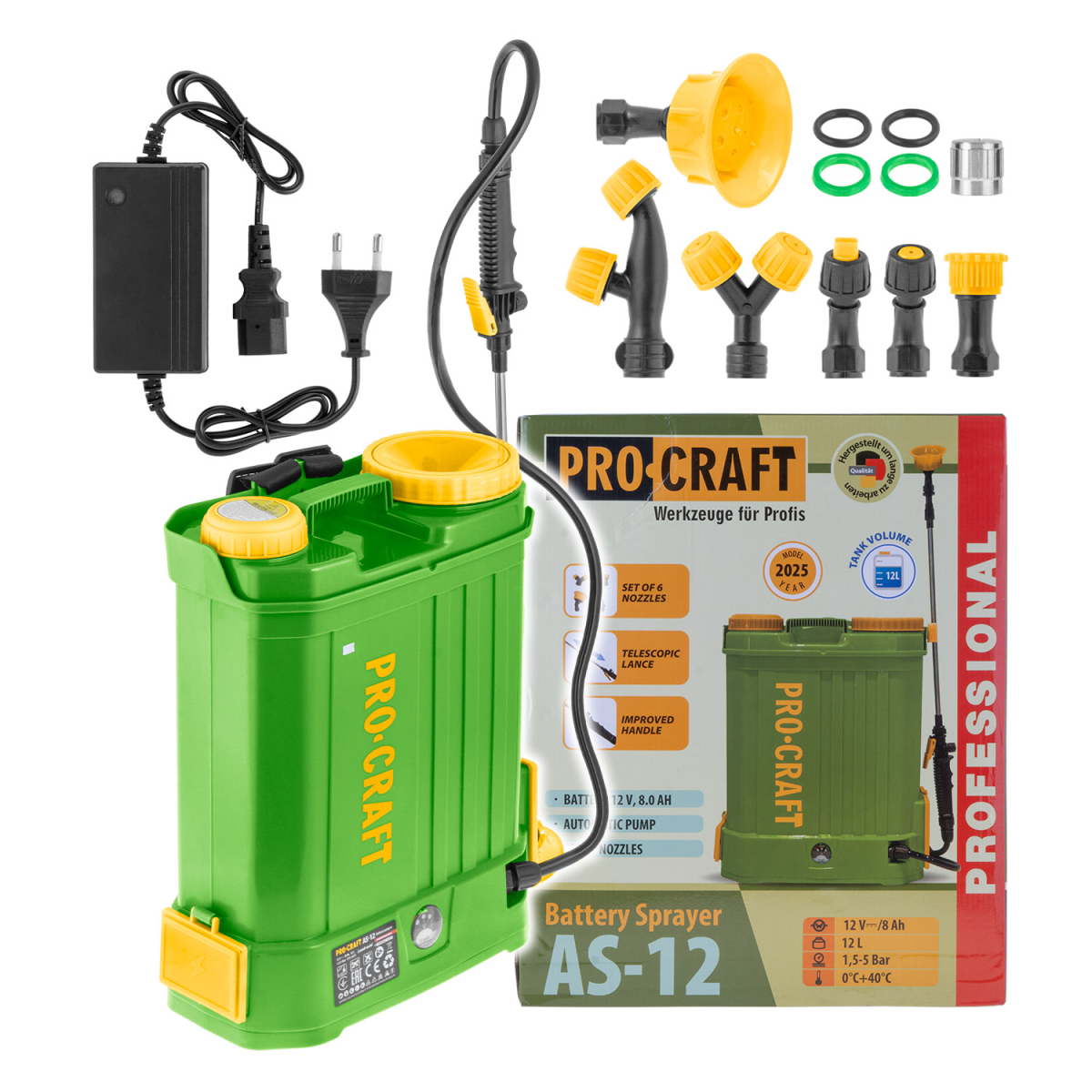 Aku postrekovač Procraft AS-12 | AS-12 AS-12