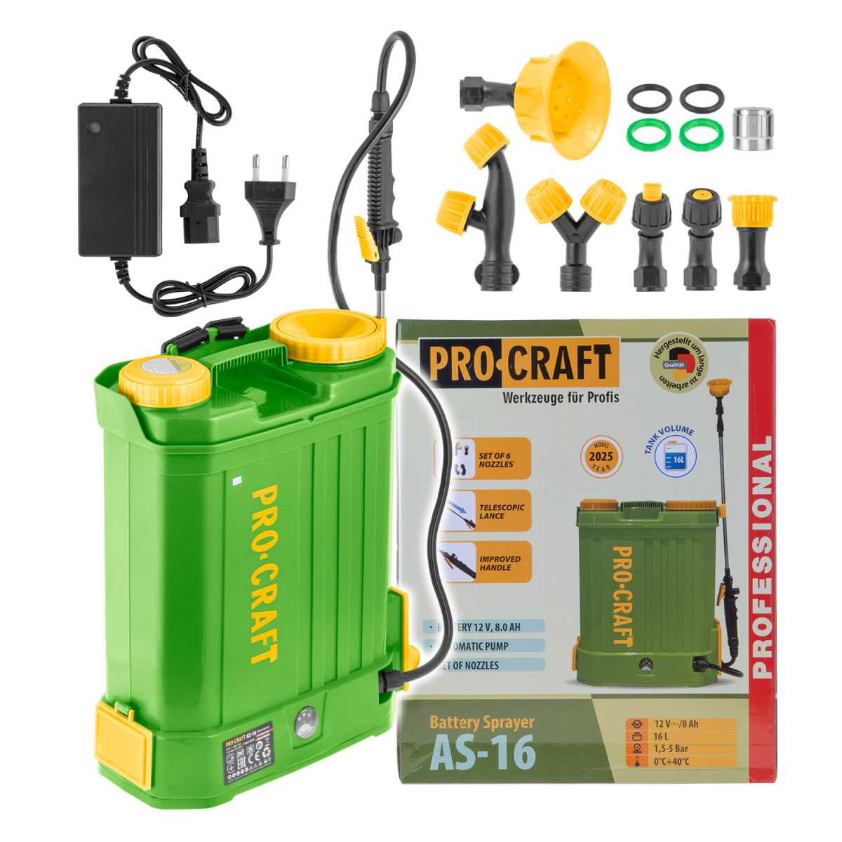 Aku postrekovač Procraft AS-16 | AS-16 AS-16
