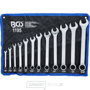 Súprava očkoplochých kľúčov | palcové veľkosti | 1/4 Súprava očkoplochých kľúčov | palcové veľkosti | 1/4