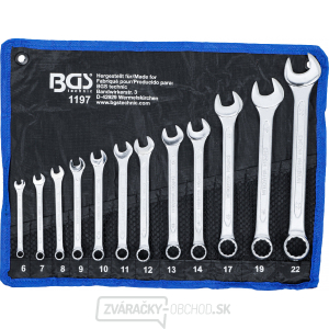 Súprava očkoplochých kľúčov | 6 - 22 mm | 12dielna, BGS 1197 Súprava očkoplochých kľúčov | 6 - 22 mm | 12dielna, BGS 1197 gallery main image
