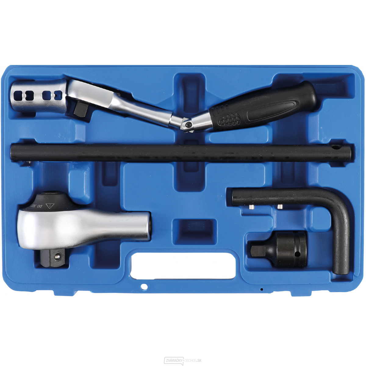 Súprava násobiča krútiaceho momentu | 12,5 mm (1/2") + 20 mm (3/4") | 6dielna, BGS 1204