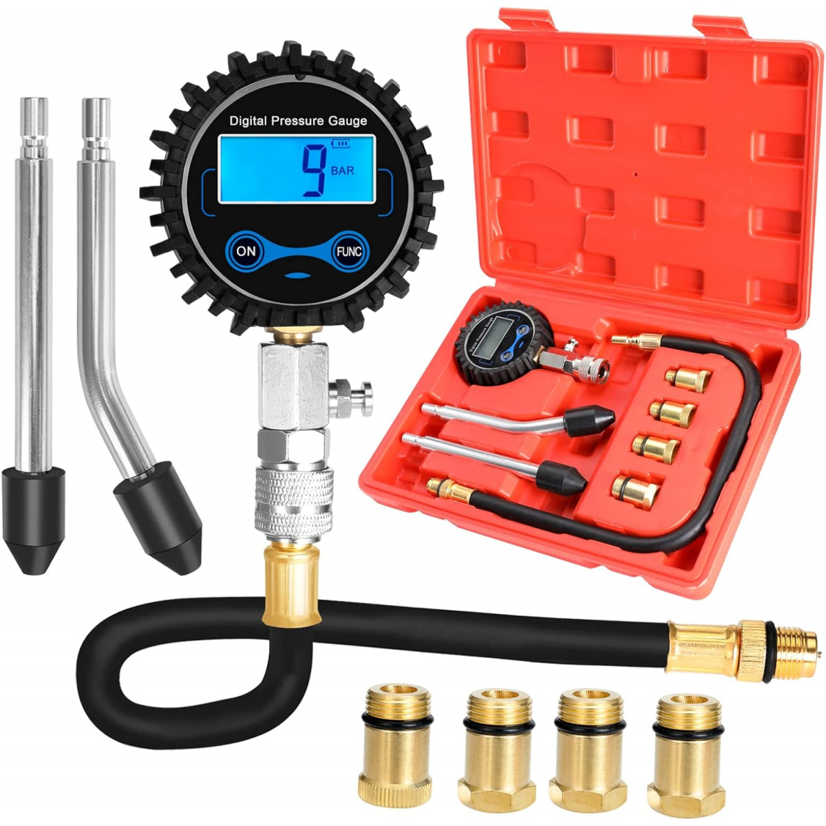 Tester kompresie valcov benzínového motora | LCD, Matabro MB-TES03