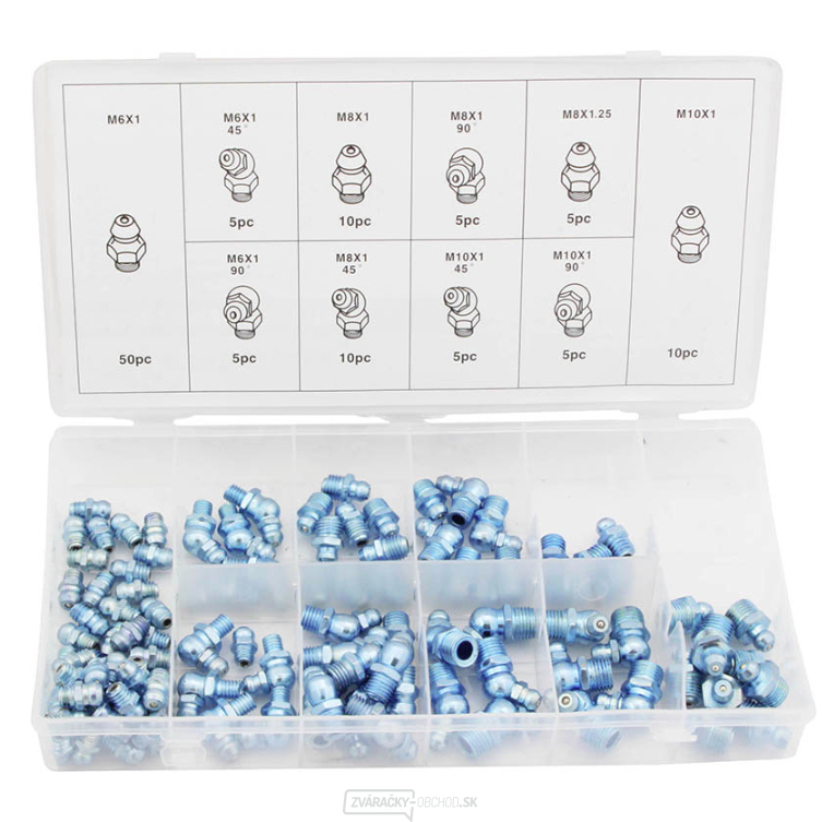 Mazacia hlavica, súprava 110 ks F01021, TA1123 Mazacia hlavica, súprava 110 ks F01021, TA1123 gallery main image