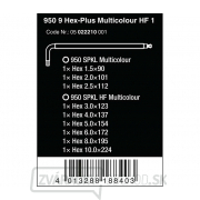 Wera 022210 Nástrčné kľúče 950/9 Hex-Plus Multicolour HF 1, BlackLaser s funkciou držania (sada 9 ks) Wera 022210 Nástrčné kľúče 950/9 Hex-Plus Multicolour HF 1, BlackLaser s funkciou držania (sada 9 ks) náhled