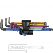 Wera 022210 Nástrčné kľúče 950/9 Hex-Plus Multicolour HF 1, BlackLaser s funkciou držania (sada 9 ks) gallery main image