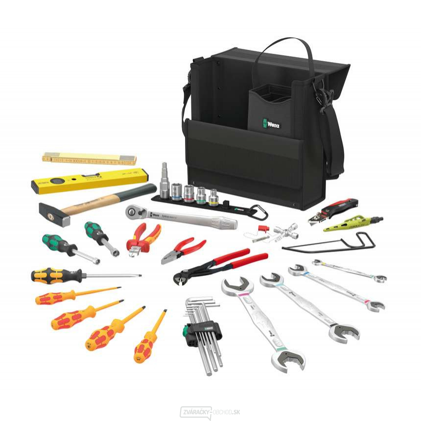 Wera 136071 Wera 2go SHK 1 náradie pre sanitárnu, vykurovaciu a klimatizačnú techniku (sada 36 dielov)