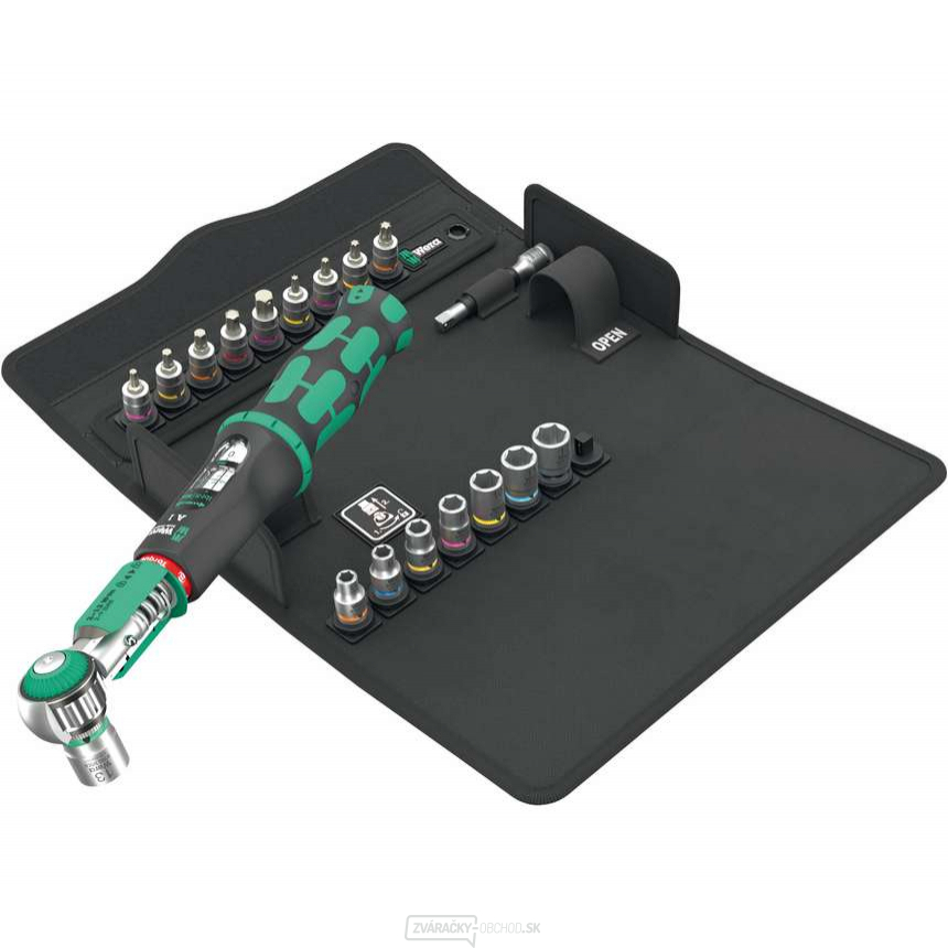 Wera 136073 Momentový kľúč Safe-Torque A 1 SHK Set 1, 1/4" štvorhran, 2 ÷ 12 Nm (sada 20 dielov)
