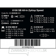 Wera 003536 Sada račňových kľúčov 3/8" 8100 SB All-in Zyklop Speed (sada 35 dielov) Náhľad