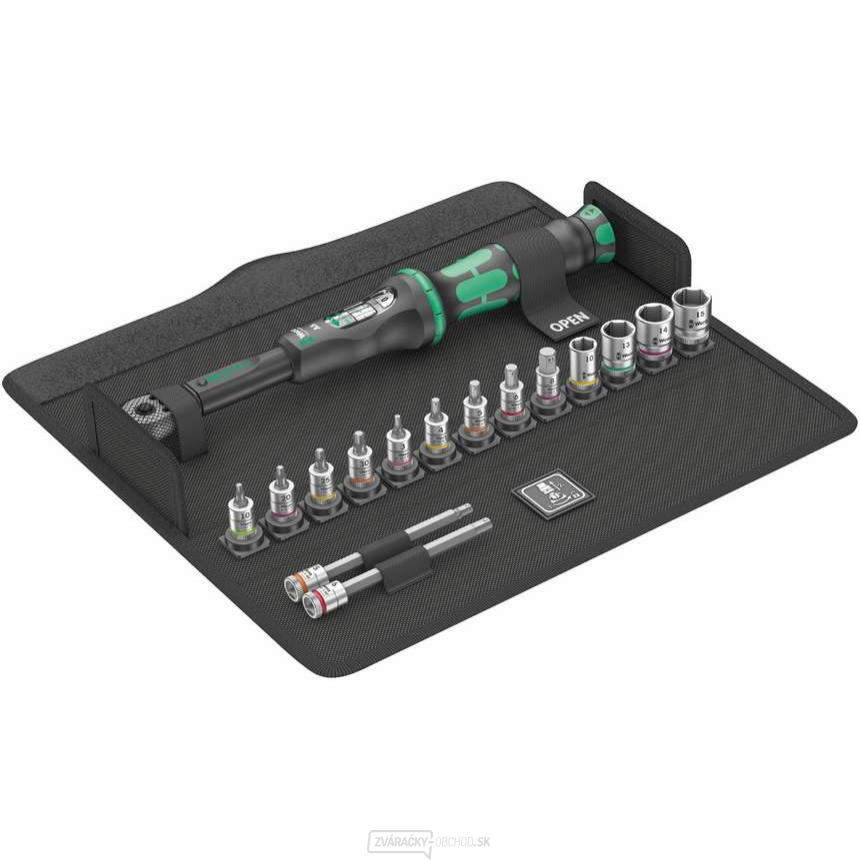 Wera 004180 Náradie na bicykel Sada na bicykel Moment 1 s 1/4" račňou (2,5 ÷ 25 Nm) Sada 16 dielov