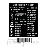 Wera 130110 Wera Click-Torque A 6 Set 1 Momentový kľúč s 1/4" račňou (2,5 ÷ 25 Nm) Sada 21 dielov Náhľad