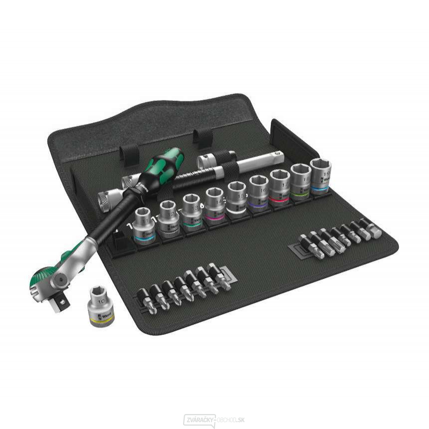 Wera 004076 Sada račňových kľúčov 1/2" 8100 SC 6 Zyklop Speed (sada 28 dielov)