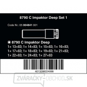 Wera 004841 Nástrčné hlavice 1/2" 13 ÷ 27 mm 8790 C Impaktor Deep Set 1 (sada 11 dielov) Náhľad