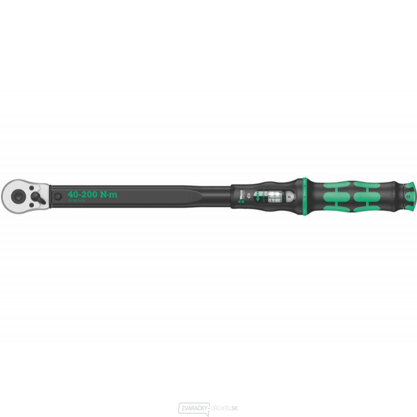 Wera 075622 Momentový kľúč Wera Click-Torque C 3 s 1/2" račňou (40 ÷ 200 Nm)