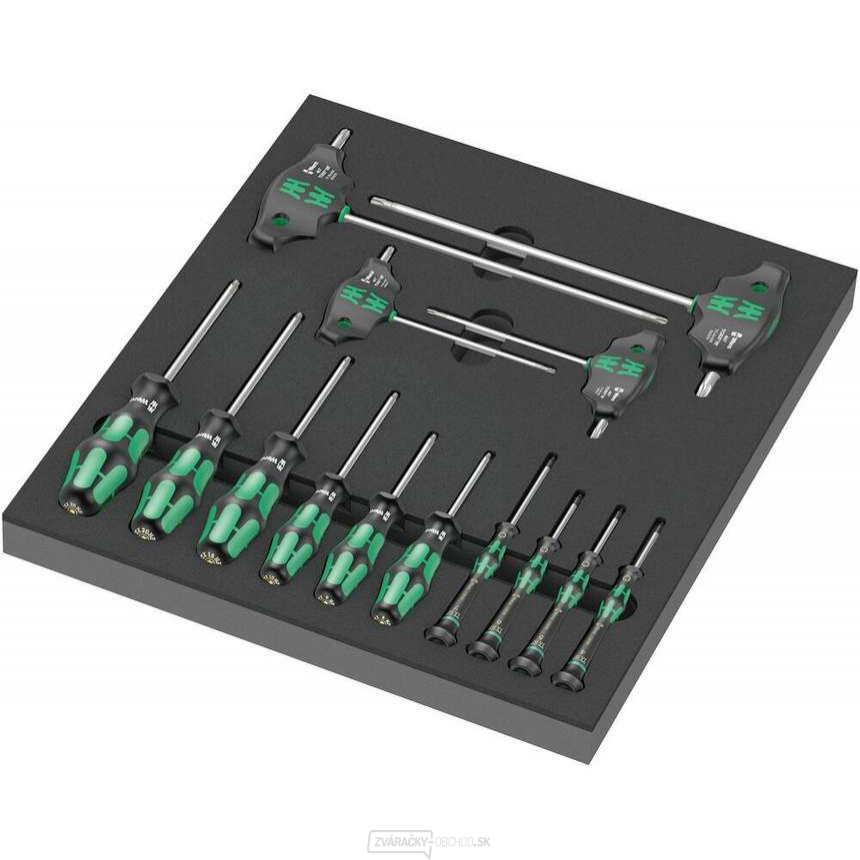 Wera 150103 Sada skrutkovačov TORX® 9712 1 v penovej vložke (sada 14 ks) Wera 150103 Sada skrutkovačov TORX® 9712 1 v penovej vložke (sada 14 ks) gallery main image