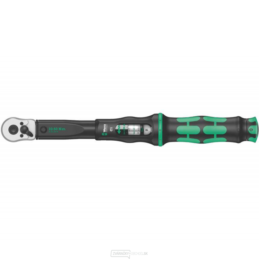 Wera 075620 Wera Click-Torque C 1 Momentový kľúč s 1/2" račňou (10 - 50 Nm)