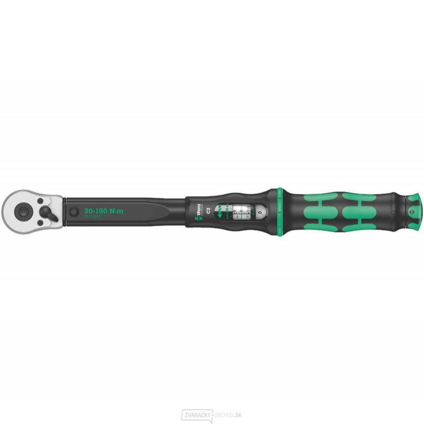 Wera 075621 Momentový kľúč Wera Click-Torque C 2 s 1/2" račňou (20 - 100 Nm)