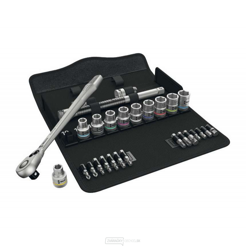 Wera 004078 Sada račňových kľúčov Zyklop Metal 8100 SC 8. 28 dielov, 1/2" skľučovadlo