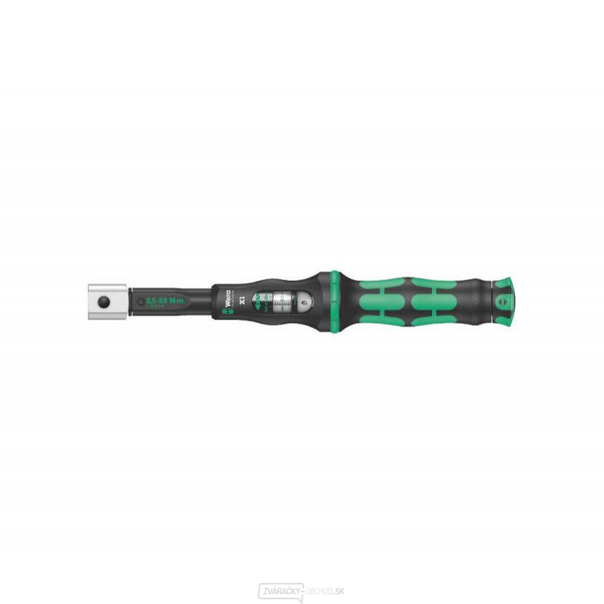 Wera 075651 Momentový kľúč Wera Click-Torque X 1 pre nástrčky 9x12 mm (2,5 - 25 Nm)