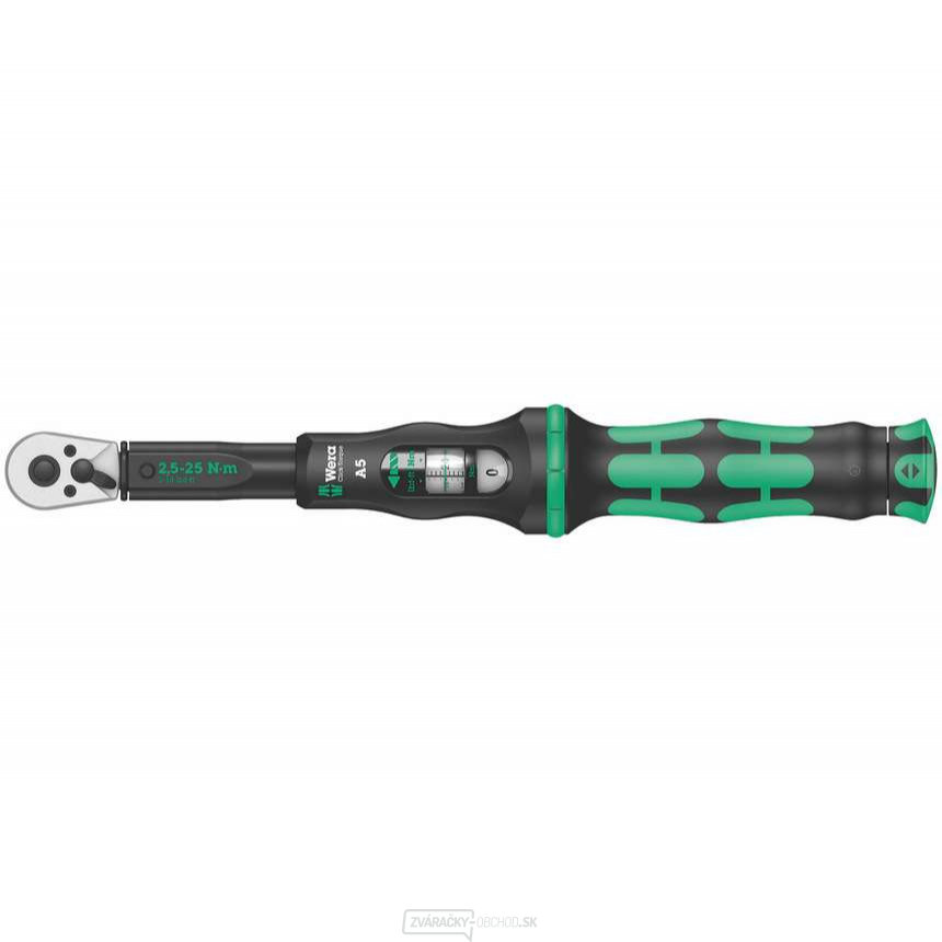 Wera 075604 Wera Click-Torque A 5 momentový kľúč s 1/4" račňou (2,5 ÷ 25 Nm)