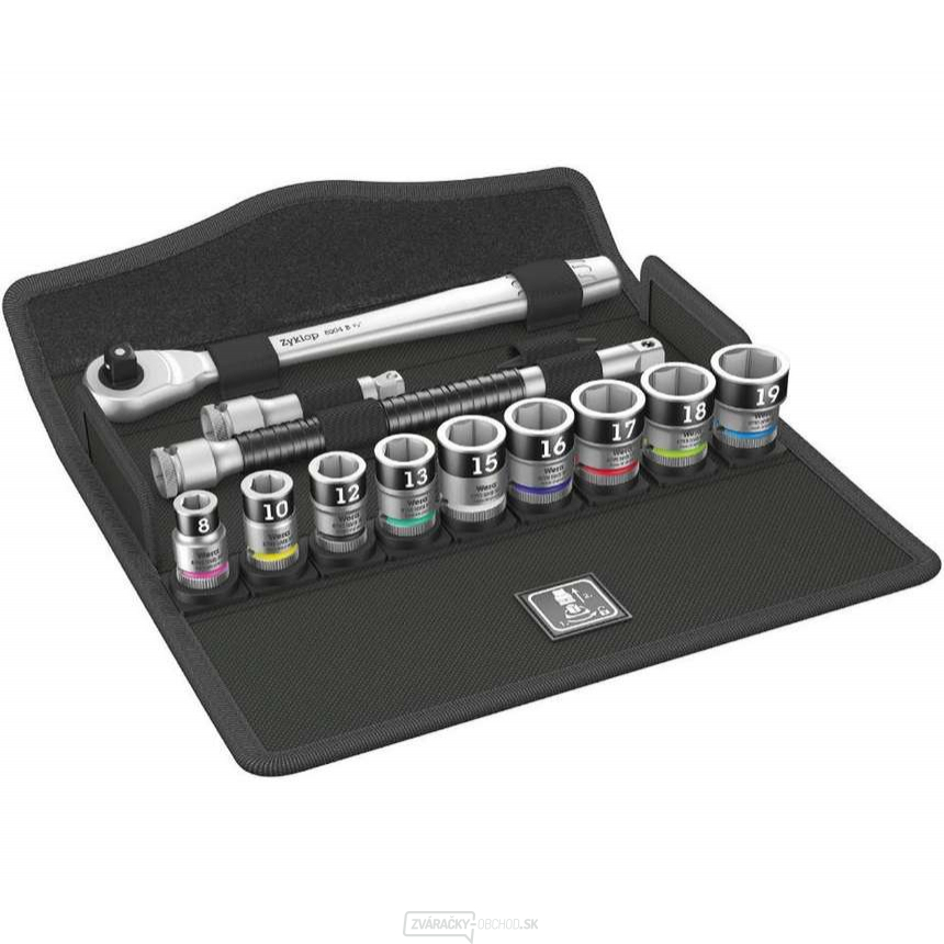 Wera 003785 Sada račňových kľúčov Zyklop Metal 3/8" 8100 SB HF 1, funkcia držania (13 dielov)