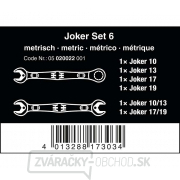 Wera 020022 račňové kľúče 10 ÷ 19 mm Joker a Joker Double (sada 6 ks) Náhľad
